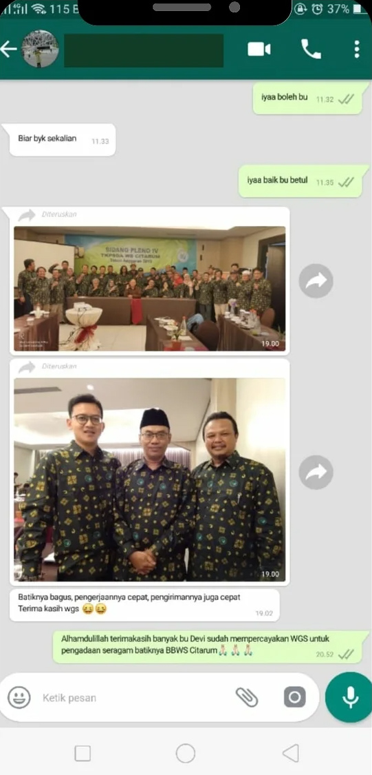 Screenshot Chat WA